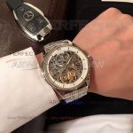 Perfect Replica Patek Philippe Grand Complications Hollow Dial Stainless Steel Band 41mm Watch